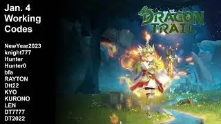 Dragon Trail - Activation Codes January, 2023