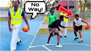 Crazy Hoop Runs with the Guys