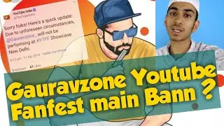 Gauravzone banned in Youtube fanfest Delhi (2019) ?Scam with Brand, Phulwama fund & Flying beast