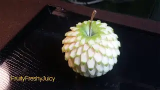 Apple Carving Tutorial For Beginners - Art In Apple Carving