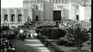 People gather in a large number to attend the funeral ceremony of Huey Pierce Lon...HD Stock Footage