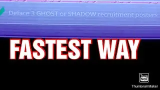 Deface 3 GHOST or SHADOW recruitment posters (Deadpools challenges)
