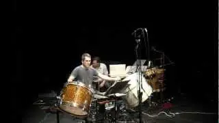 N.S. Schlagzeugsolo mit Tonband. Komponist Alex Buess.