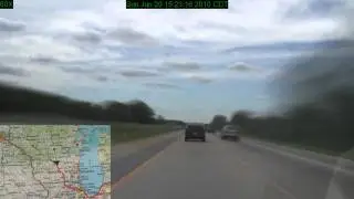 2010 Road Trip Timelapse 12 - 2010-06-20 - Lansing, MI to Saint Paul, MN