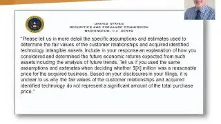 SEC A Look at Trends in Comment Letters