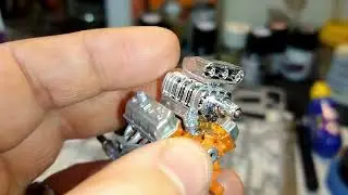 Модель Revell 1/25 Dodge Charger Дома, часть 2