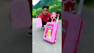 Two Suitcase Medium And Big Loga Santa Claus