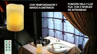 VELAS LED  VEKELL by AKKUPOWER-IBERICA.COM