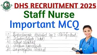 Bfuhs staff nurse important mcq || 406 staff nurse important mcq 