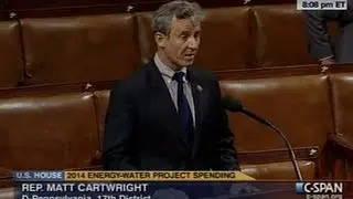 Rep. Cartwright Protests Cuts to the Appalachian Regional Commission