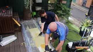 Sectional Patch Pipe Relining with Fibreglass in Newtown, Sydney