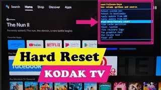Kodak Android TV: как выполнить полный сброс настроек | Сброс к заводским настройкам