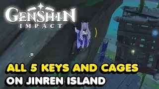 All 5 Key & Cage Locations On Jinren Island In Genshin Impact (Inazuma)