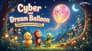 Bedtime Story for Kids | Cyber and the Dream Balloon 🎈🌙 | Read Aloud Sleep Story | Phoeniz & Modo