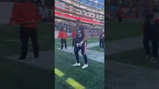 Hunter Henry is HYPE leaving the field after the win