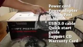 ASUS ROG SWIFT PG278Q - Unboxing