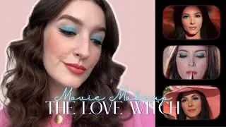 MOVIE MAKEUP | The Love Witch Blue Eyeshadow Look