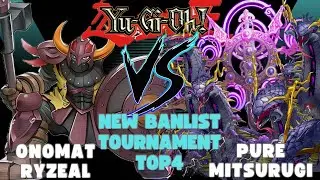 Yu-Gi-Oh! Ономат Райзил против Пьюр Мицуруги (ТУРНИР ПО НОВЫМ ЗАПРЕЩЕННЫМ КЕЙСАМ) ТОП-4