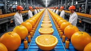 Inside a Mega Orange Juice Factory: This Is How Oranges Turn Into Orange Juice (The Whole Process)