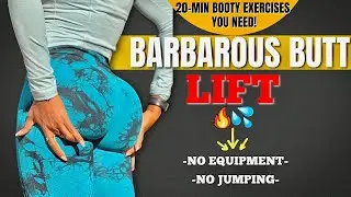 20 Min BARBAROUS BOOTY LIFT At Home | Exercises You Never Do BUT'T Should | No Equipments