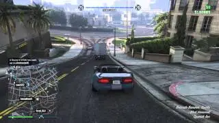 Grand Theft Auto V suspension glitch.