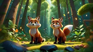 Four Little Foxes Match the Letters | Alphabet Song for Kids | Nursery Rhymes and Early Learning