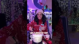 🧣The Cutest Christmas bar at Ugly Sweater Pop Up Bar at Rules & Regs in Fairmont Austin Texas!!