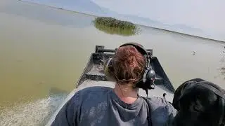 Airboating Willard Spur, Utah