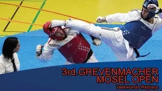3 GREVENMACHER MOSEL OPEN  Taekwondo  110 Leonard Kirsch vs  Mustafa Suliman