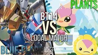 Blue Flare vs Bloomlordmon Plants ft. @Scumner  [Digimon TCG BT14 Local Match] Match Commentary