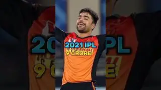 RASHID KHAN IPL SALARY 🧡 #ipl #shortvideo #rashidkhan #viral #sports #shorts #cricket #iplsalary