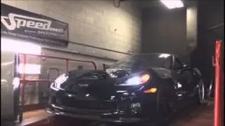 Dyno run 800rwhp Corvette ZR1 done by speedinc