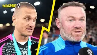 Wayne Rooney & Nemanja Vidic SPEAK to talkSPORT after WILD Soccer Aid!
