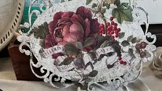 IOD Inspiration | My Creative Atelier #slowcrafting #ironorchiddesigns #diyvintage #springcottage 