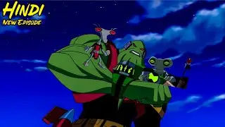 Albedo And Azmuth Stand On Villgax Hand Because Darkstar is Big Problem He Absorbs Anyone's Power