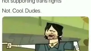Chris McLean supports trans rights