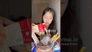 오레오 아이스크림 과자탕 🖤 Oreo cereal