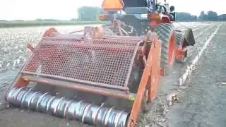 Spitmachine Farmax 125 afstellen