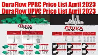 duraflow pprc pipes and fittings price list | duraflow upvc pipes and fittings price list 2023 |