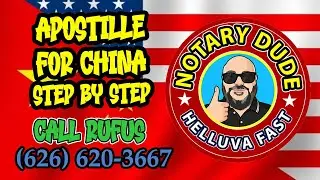 APOSTILLE FOR CHINA STEP BY STEP ✅ (How To Apostille a Document for China😁
