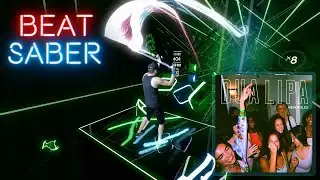 Beat Saber - Dua Lipa - New Rules - Expert Full Combo SS Rank (93.6%) - Mixed Reality