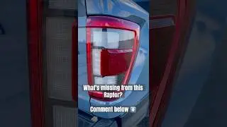 Comment below when you notice it! #raptor #fordraptor #thirsttrap