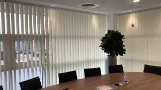Board room Vertical blinds installation 8th May 2024