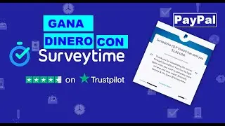 💵SURVEYTIME Paga $1 d&oacute;lar al instante directamente a Paypal, Ingresos R&aacute;pidos respondiendo encuestas
