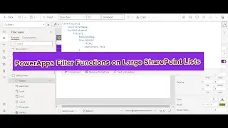 Filter Function in PowerApps | Filter Functions on Large SharePoint Lists | PowerApps Sort & Filter