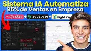 Este Monstruo Automatiza el 95% de las Ventas en una Gran Empresa con N8N + GHL (Guía Completa)