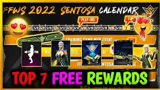 Top 7 Free Rewards 😱🔥 Free Fire World Series 2022 Event #shorts #freefire