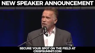 Keynote Speaker Arnold Schwarzenegger | Crisp Game Changers Summit 2022