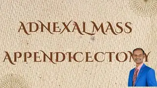 Complex Laparoscopic Excision of Adnexal Mass + Appendicectomy After Previous Hysterectomy