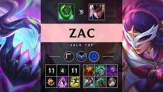 Zac Top vs Quinn - EUW Diamond Patch 25.11